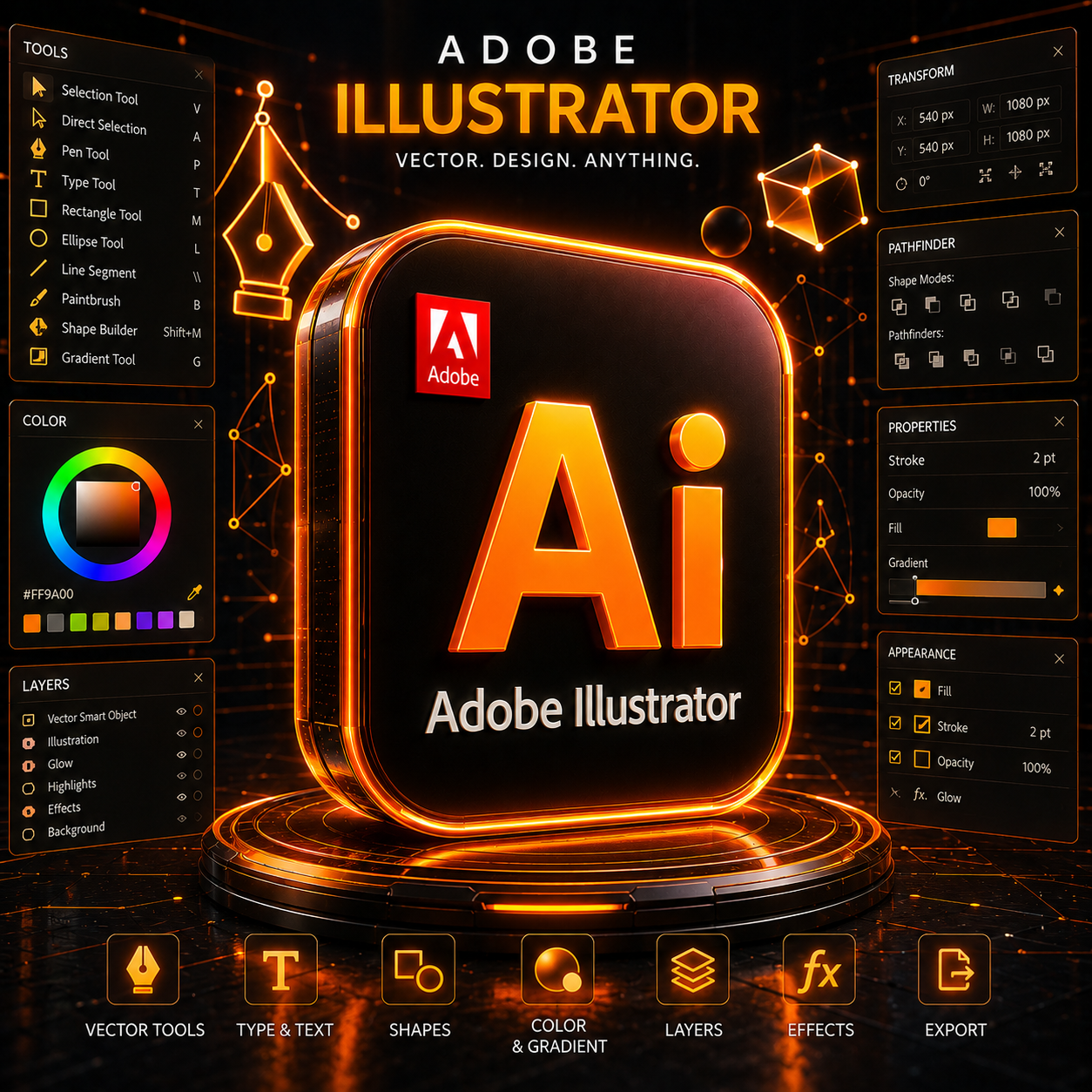 Adobe Illustrator Windows and Mac