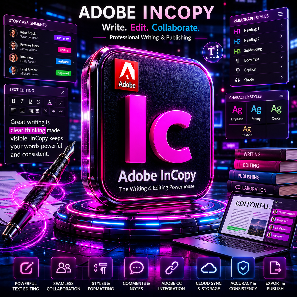 Adobe InCopy Windows and Mac