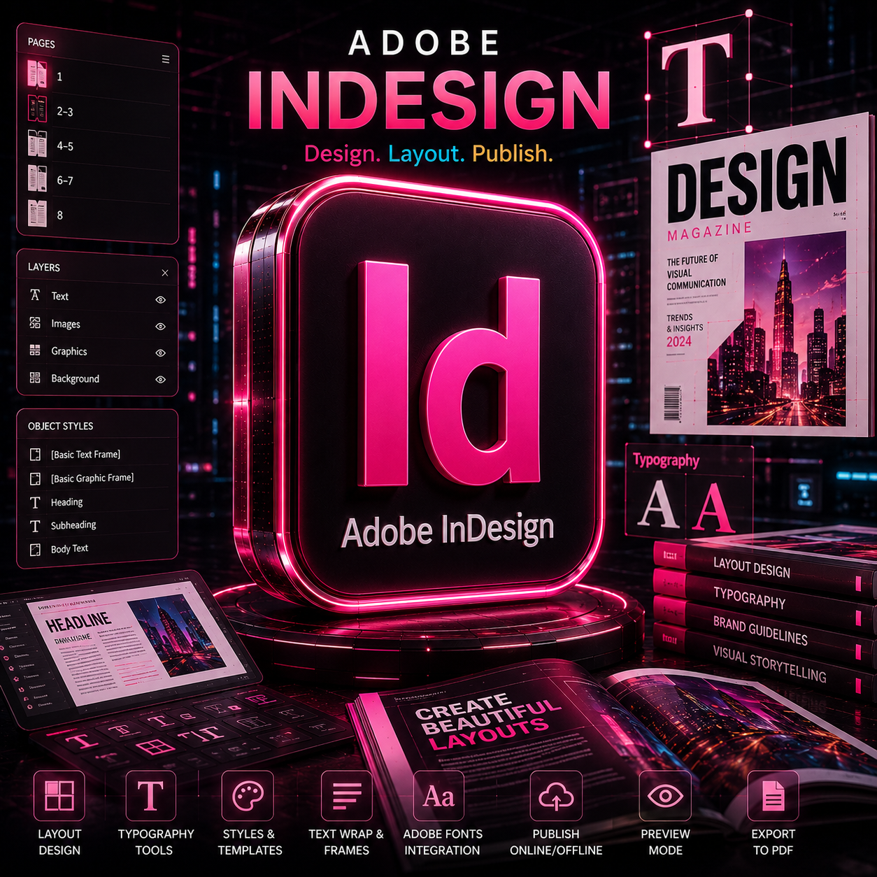 Adobe InDesign Windows and Mac