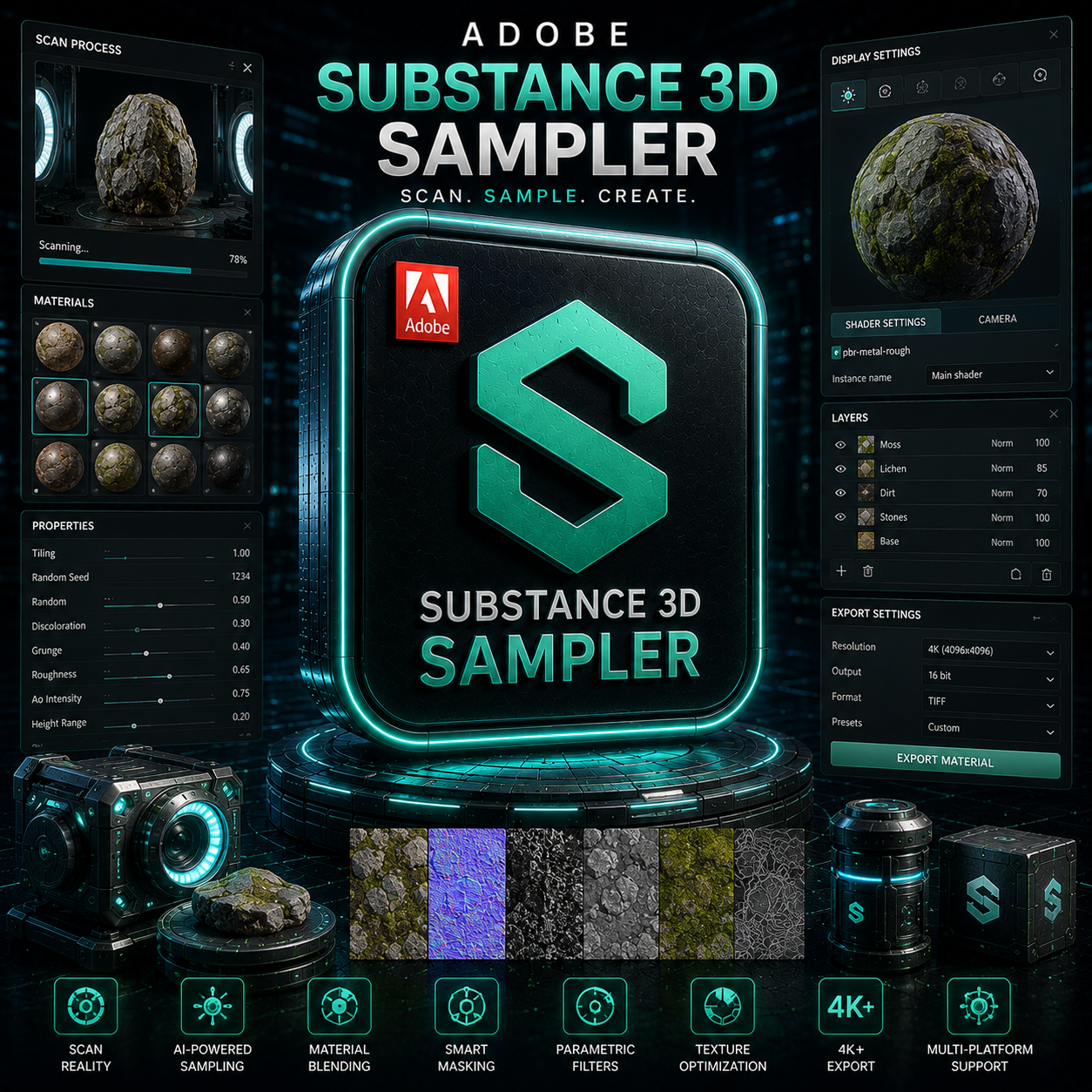 Adobe Substance 3D Sampler Windows and Mac