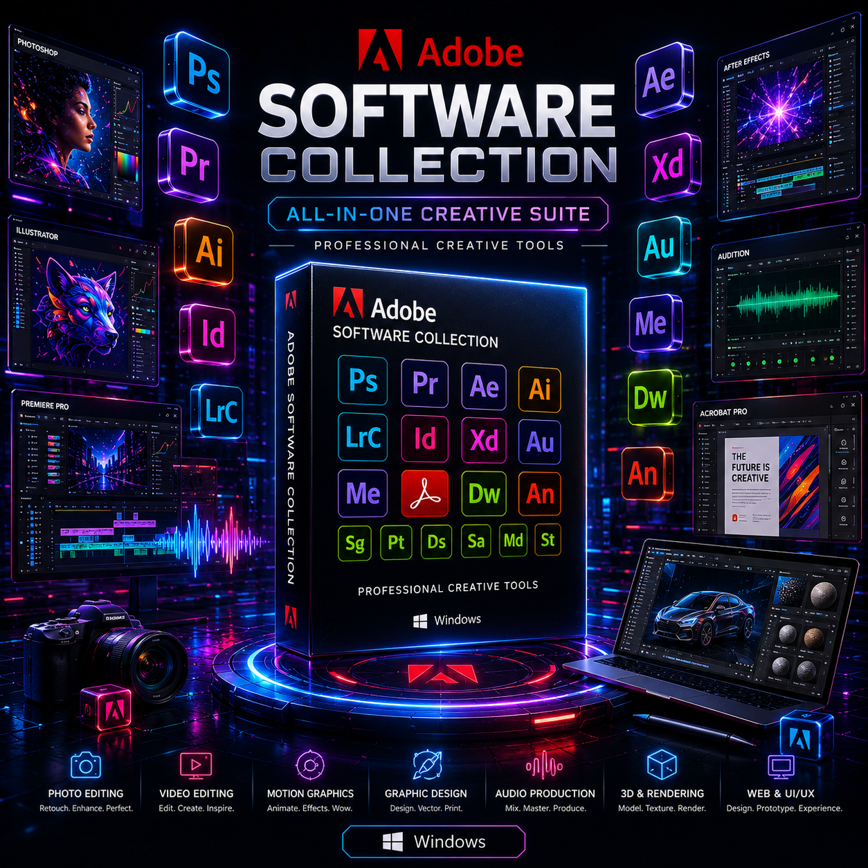 Adobe Software Collection For Windows