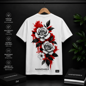 Nanowex White Printed Tee – A